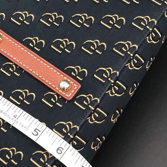 🍁 DOONEY & BOURKE RICH NAVY, CANVAS WITH TAN ACCENTS - Picture 10 of 10